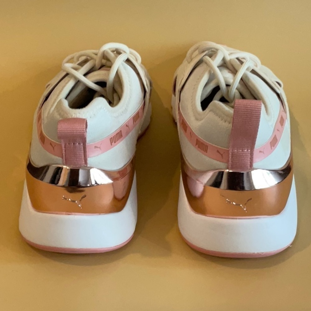 PUMA Muse X-2 Metallic Pastel Parchment Rose Gold - Picture 5 of 8
